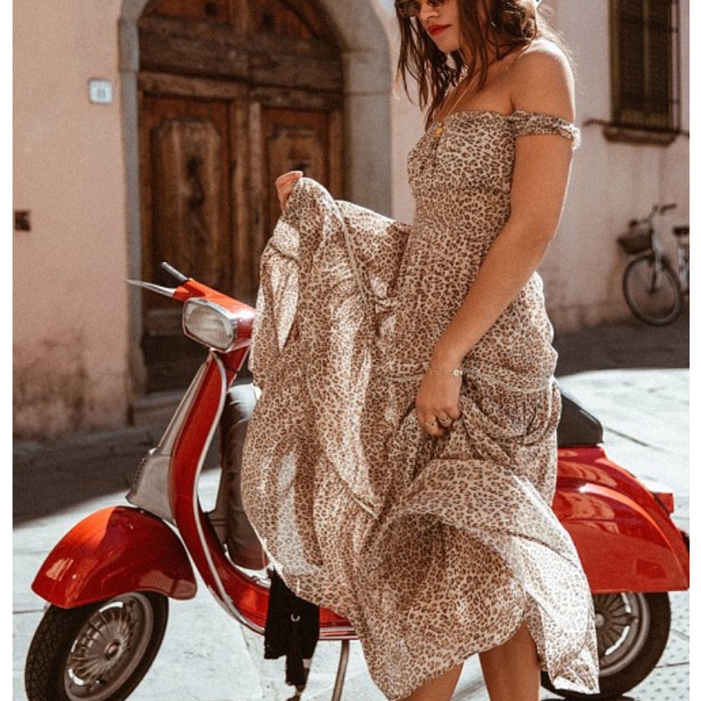 Spell Frankie Shirred Dress